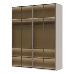 Plakar sa aluminijumskim ramom P4-4AL